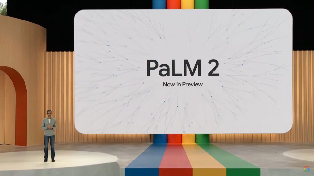 PALM 2 é o modelo utilizado na Inteligência Artificial Generativa