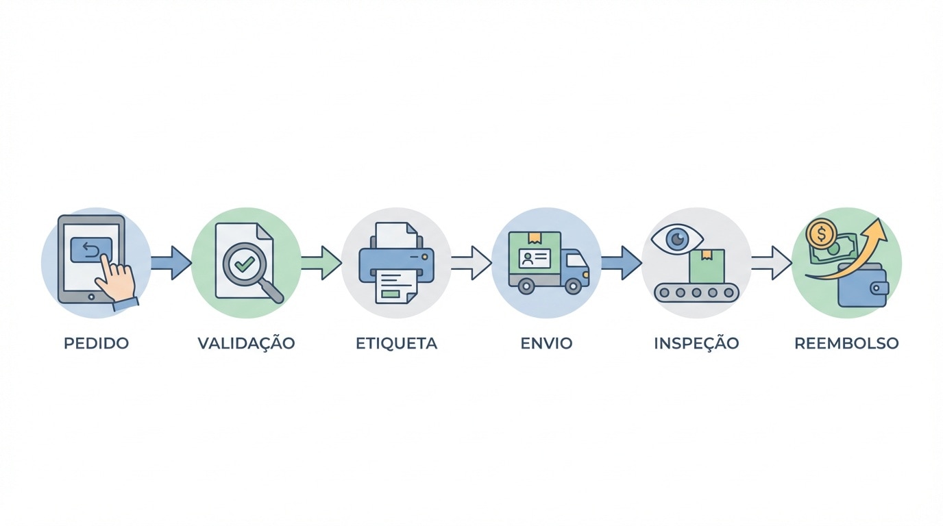 Processo de devolução no e-commerce passo a passo