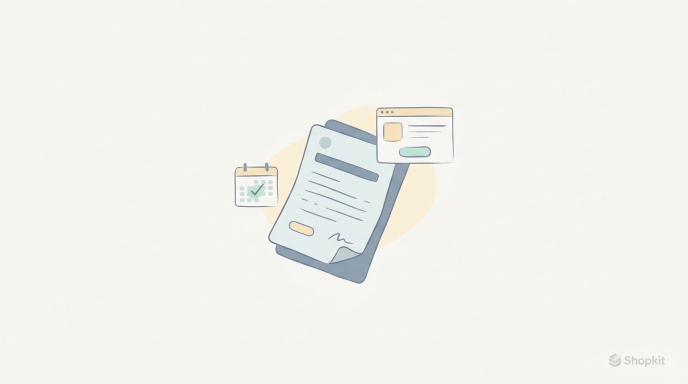 Ilustração editorial sobre prazo e interface online para livre resolução